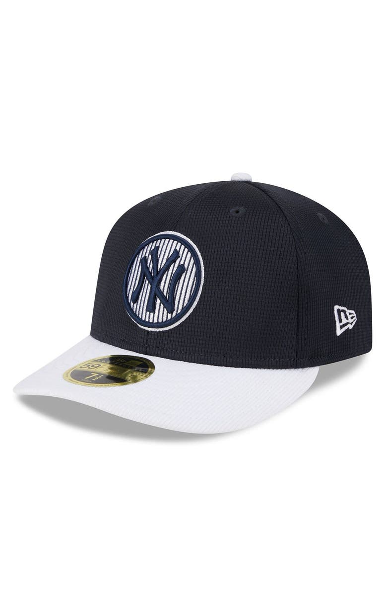 New Era Men's New Era Navy New York Yankees 2024 Batting Practice Low Profile 59FIFTY Fitted Hat, Alternate, color, Navy