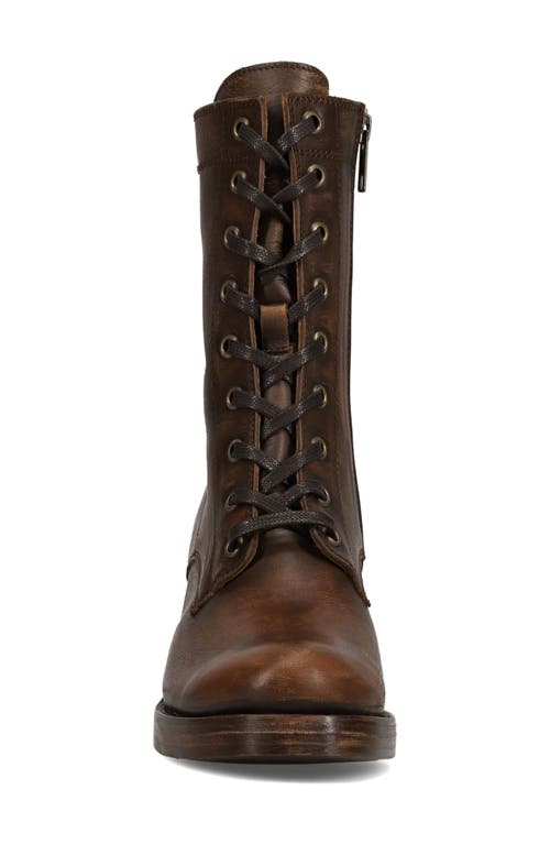 Frye Jean Lace-up Boot In Brown