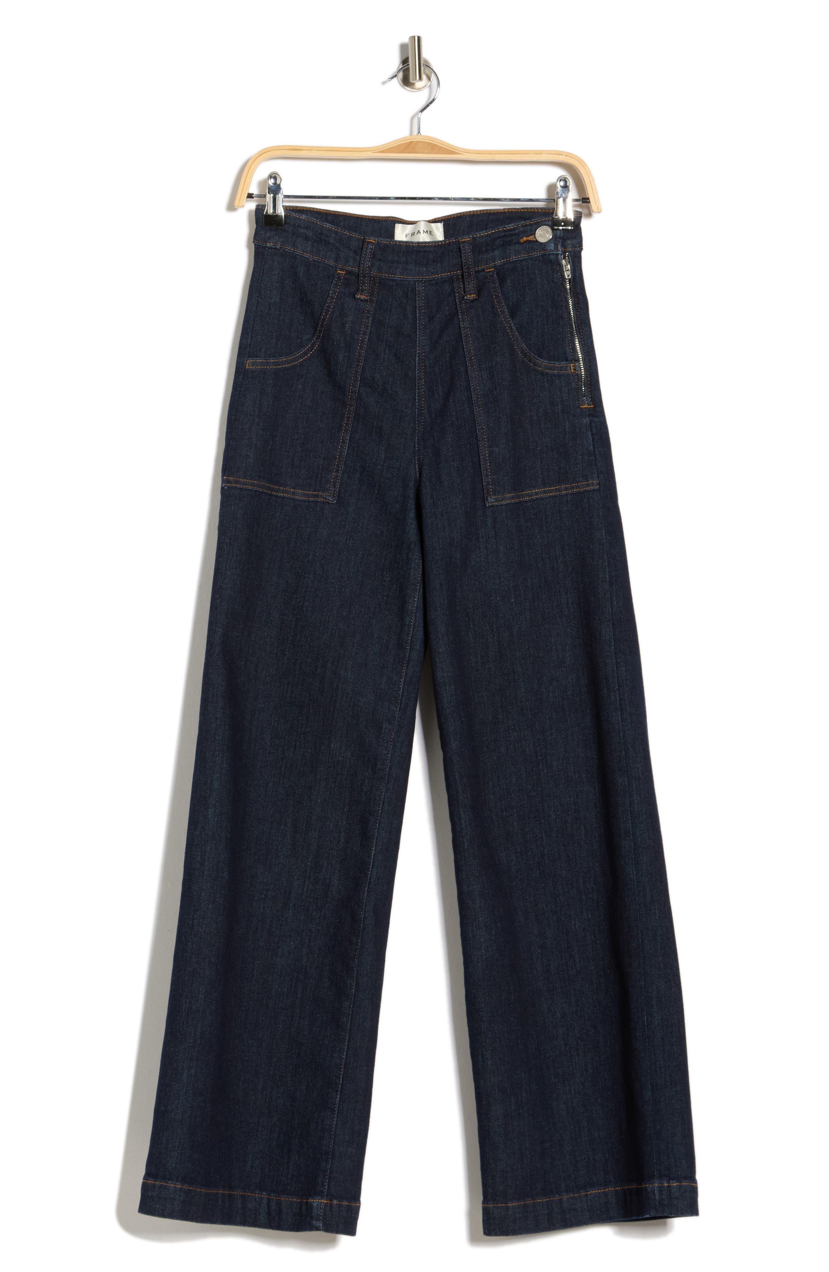 FRAME Francoise Wide Leg Jeans