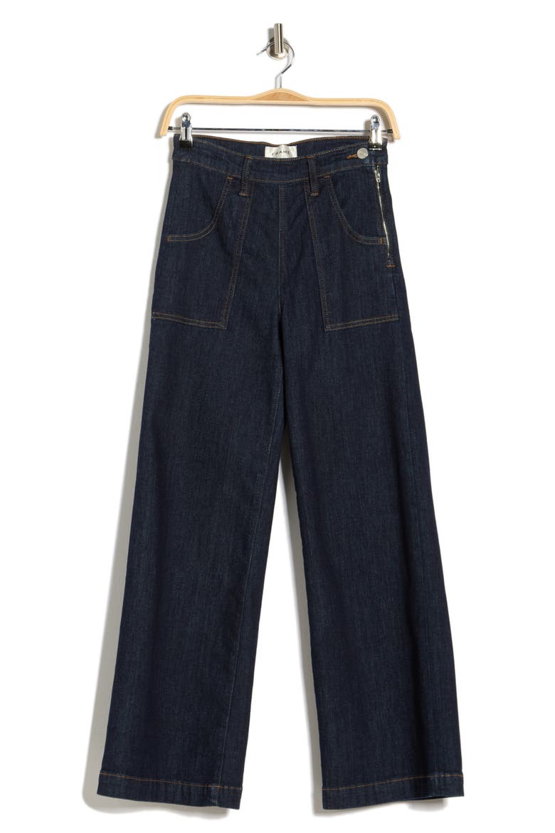 Francoise Wide Leg Jeans, Alternate, color, RINSE