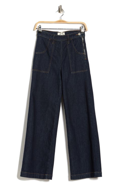 Francoise Wide Leg Jeans (Rinse)