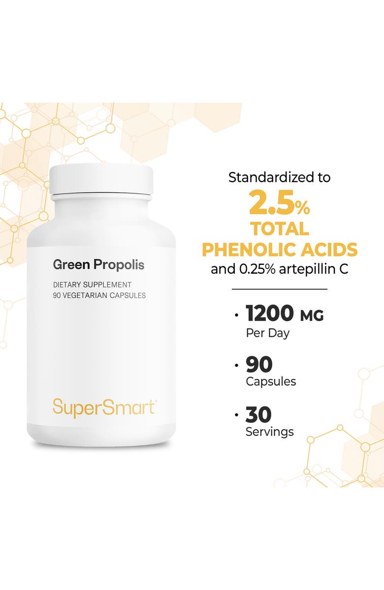 SuperSmart Green Propolis 1200mg, Alternate, color, NO COLOR