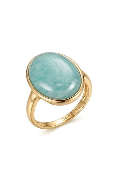 Amazonite Statement Ring