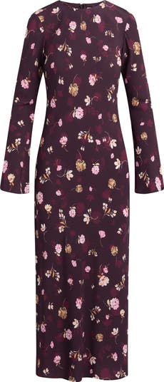 The Truly Madly Floral Print Long Sleeve Maxi Dress