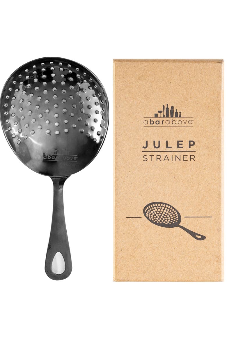 Black Julep Cocktail Strainer, Main, color, Black