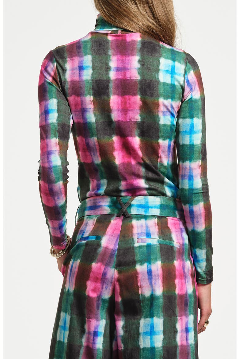 Layering Turtleneck Top, Alternate, color, WATERCOLOR TARTAN