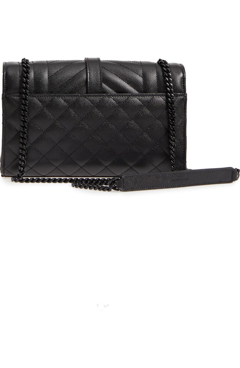 Saint Laurent Small Cassandre Leather Shoulder Bag, Alternate, color,