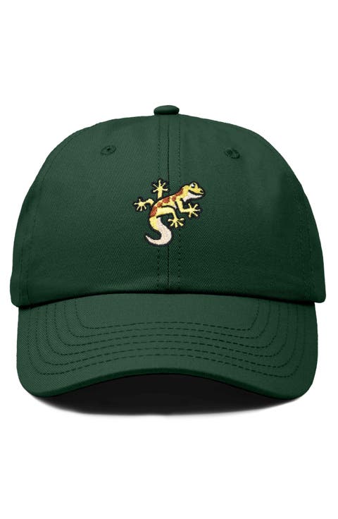Gecko Embroidered Casual Cap
