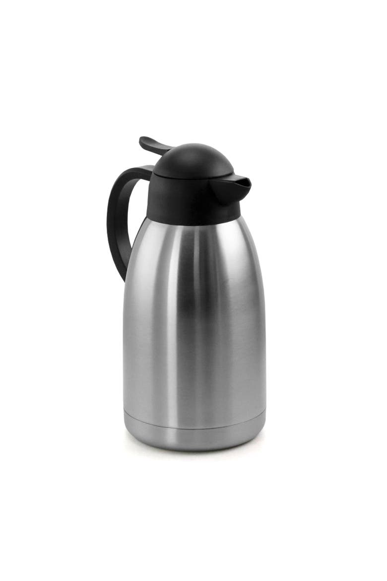 2.11 Quart Stainless Steel Thermal Beverage Carafe for Coffee and Tea, Main, color, Silver