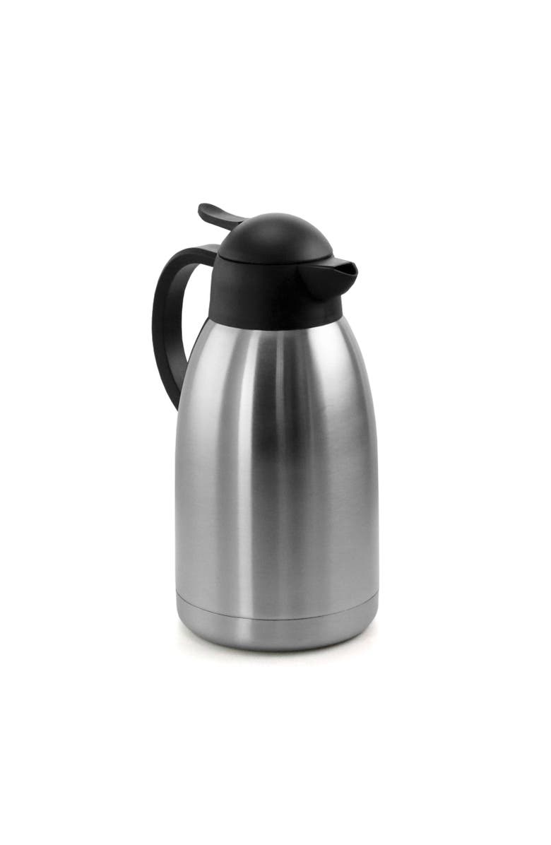 Megachef 2.11 Quart Stainless Steel Thermal Beverage Carafe for Coffee and Tea, Main, color, Silver