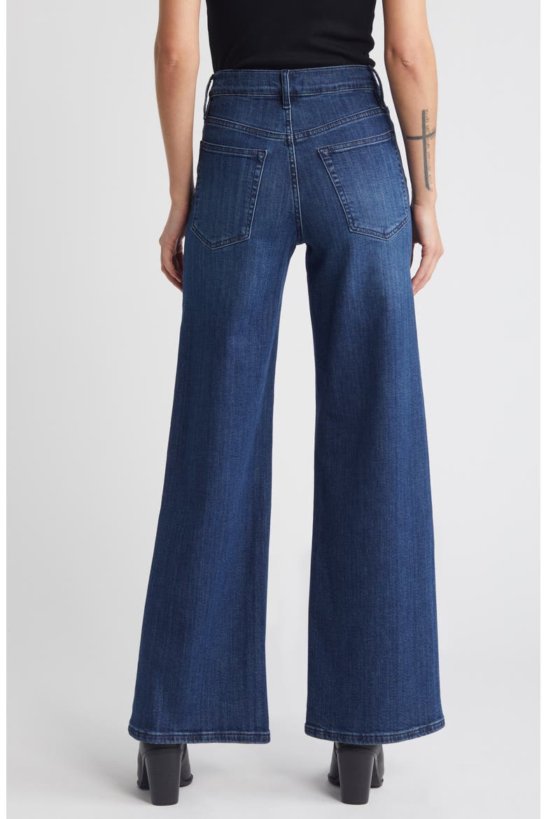 Le Slim Palazzo Ankle Jeans, Alternate, color, THUNDERSTORM