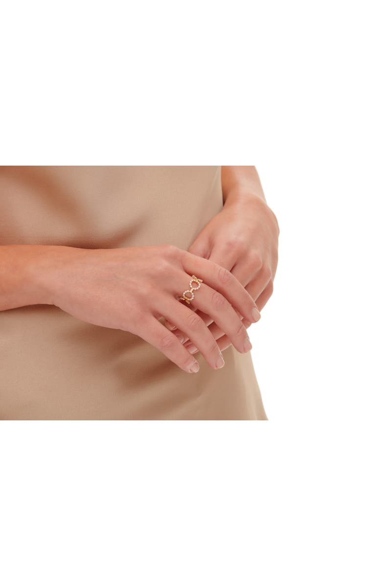 Michael M Cloud Infiniti Band Ring, Alternate, color, Yellow Gold