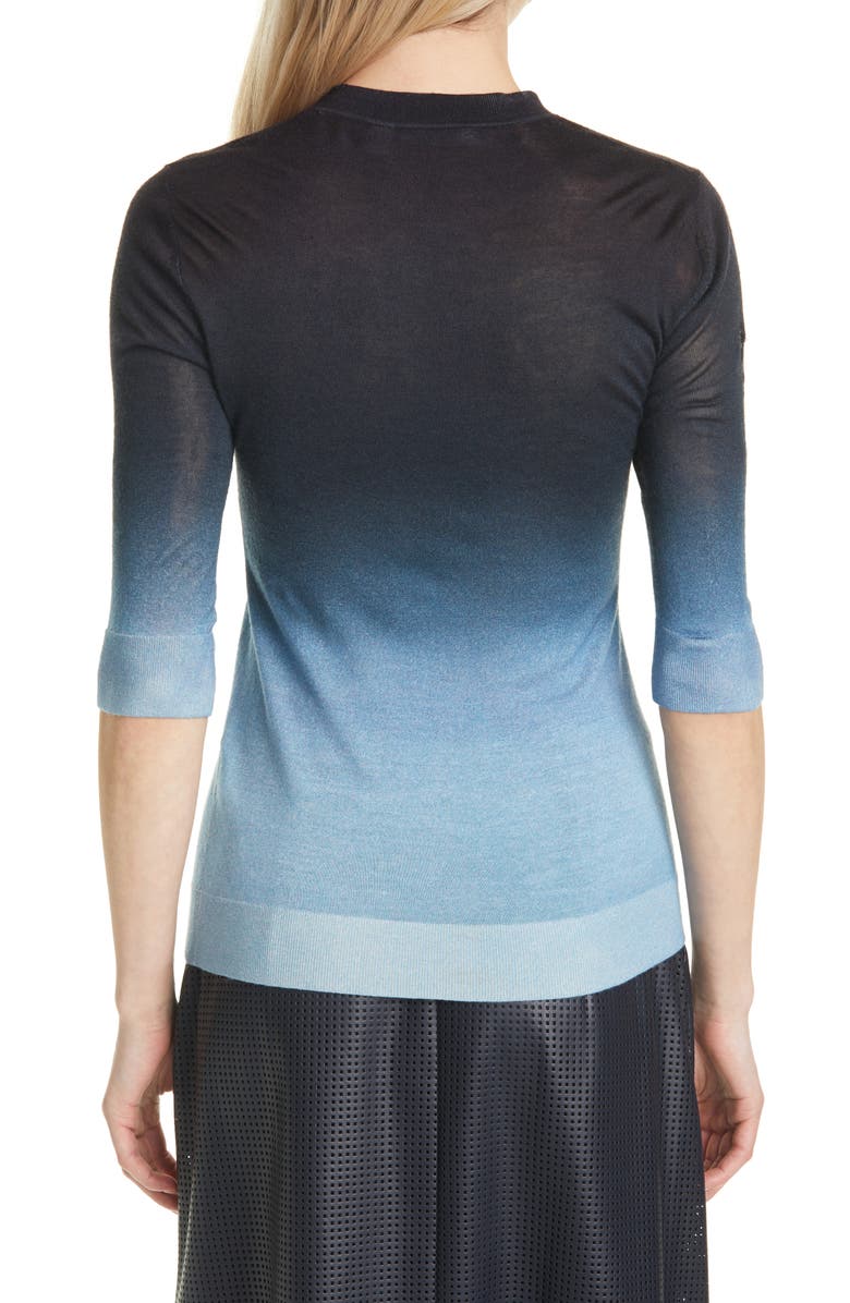 BOSS Feyah Dip Dye Wool Crewneck Sweater, Alternate, color,