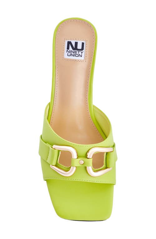 Ninety Union Kensy Wedge Sandal In Lime
