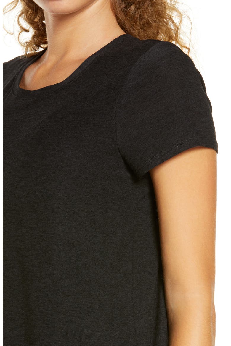 On the Down Low T-Shirt, Alternate, color, DARKEST NIGHT