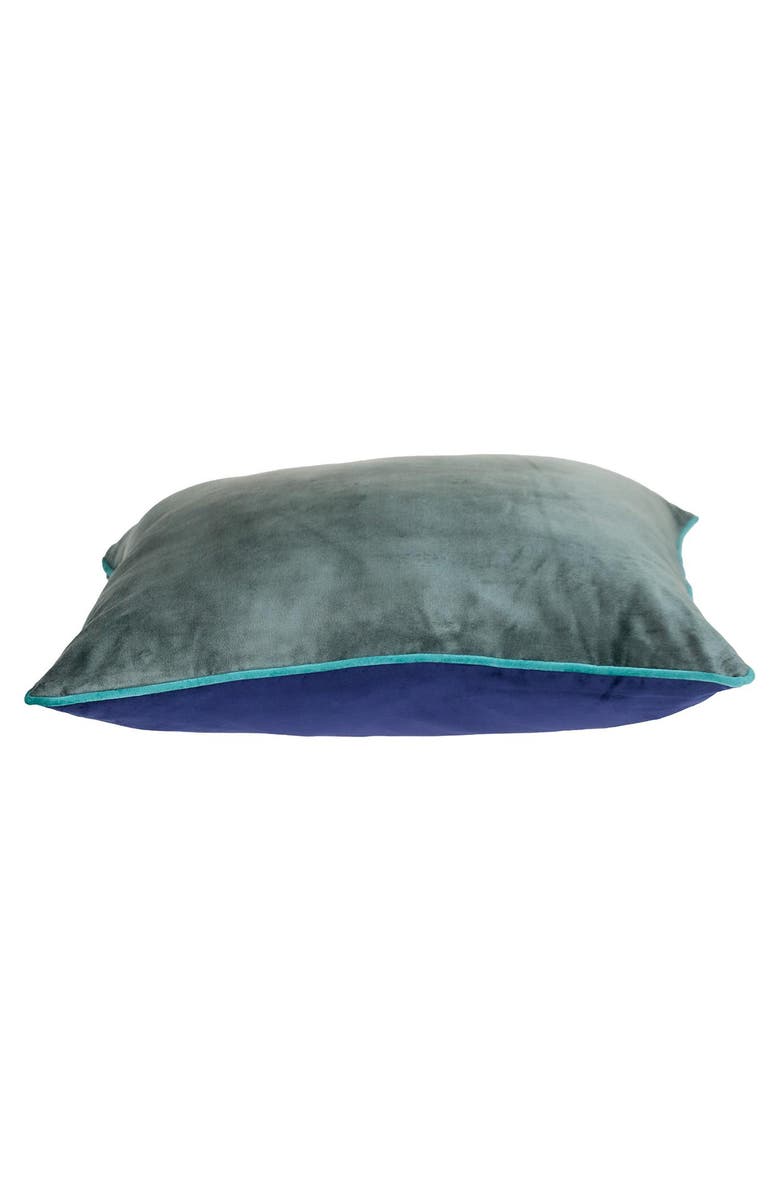 PARKLAND COLLECTION Khole Transitional Blue Throw Pillow, Alternate, color, Blue