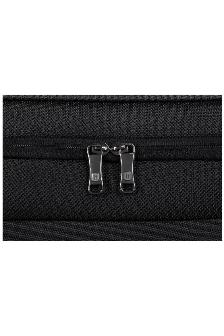 Teleported 21-Inch Expandable Spinner Suitcase, Alternate, color, BLACK