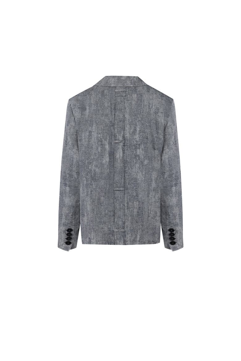 Pure Linen Free Heaven Linen Suit Blazer, Alternate, color, grey