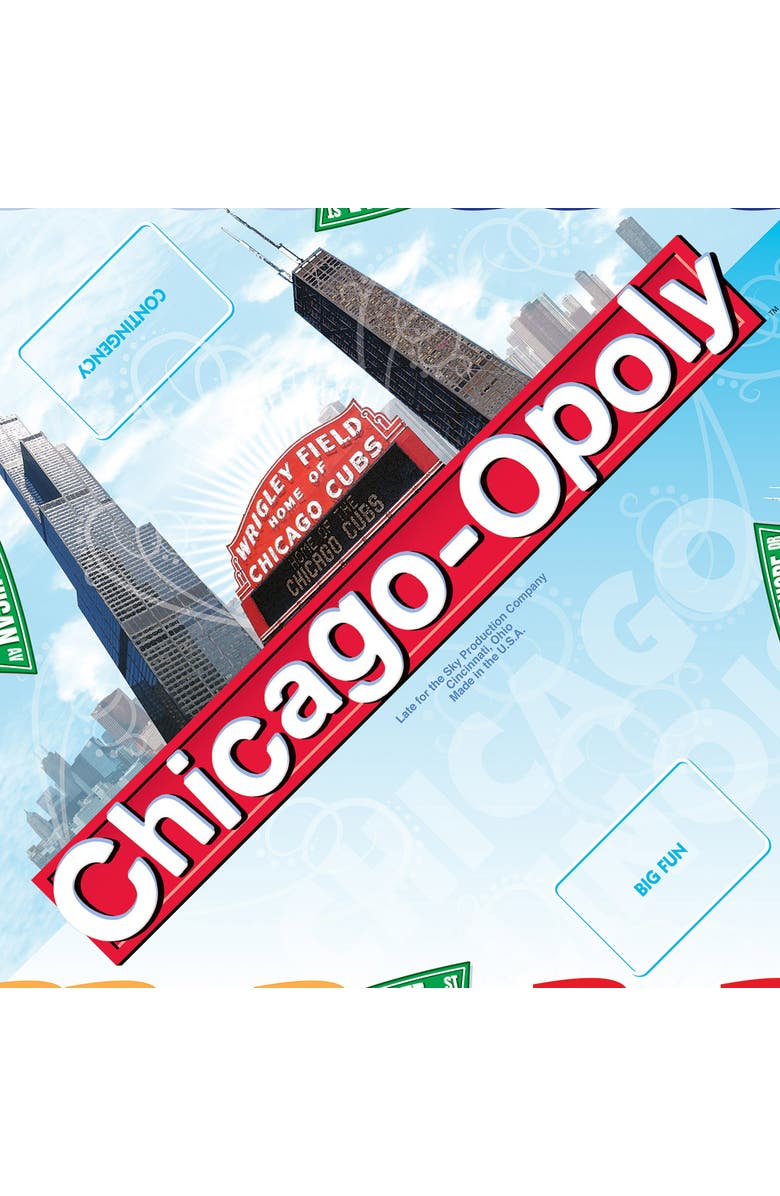 Late for the Sky Chicagoopoly Monopoly Board Game, Alternate, color, Multicolored