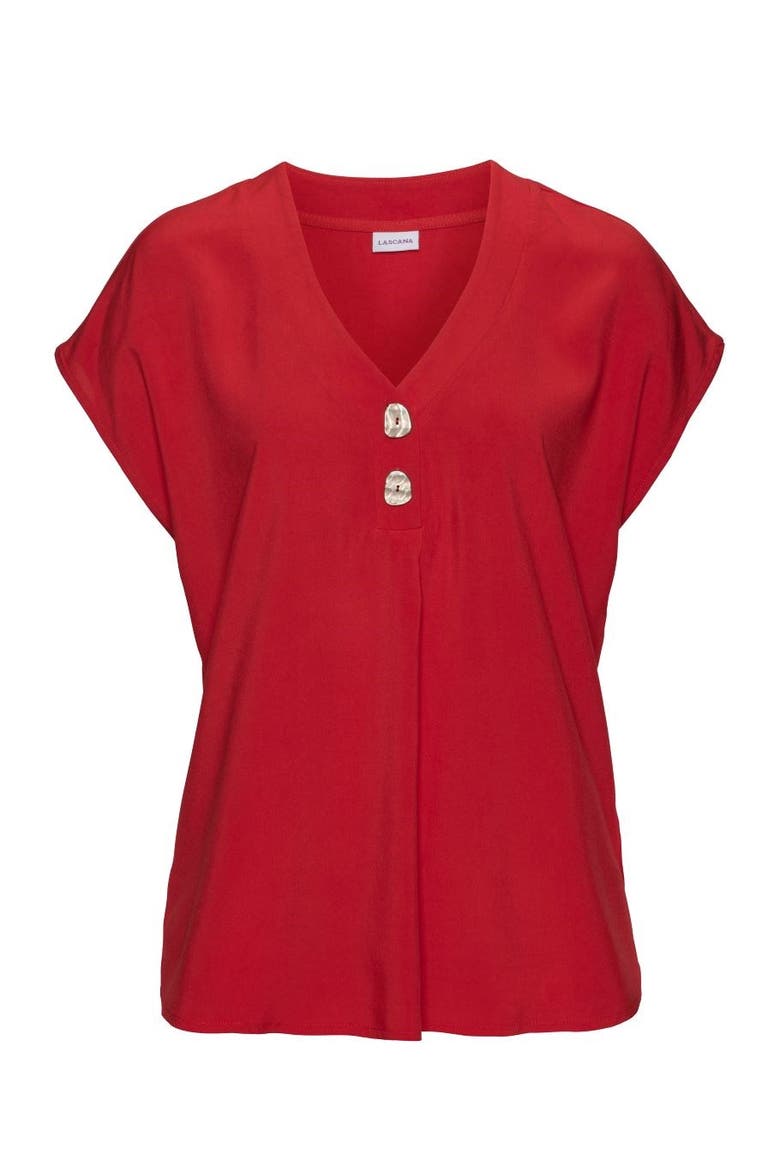 Button Detail Blouse, Alternate, color, Sand