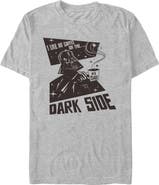 Star Wars: A New Hope Men's Star Wars A New Hope Dark Side Coffee  Graphic T-Shirt