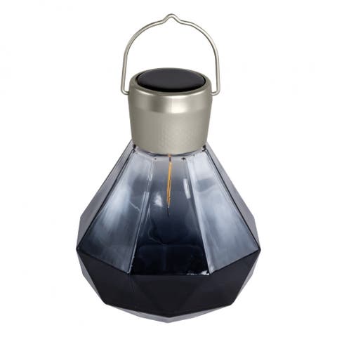 Gem Solar Lantern Handblown Glass