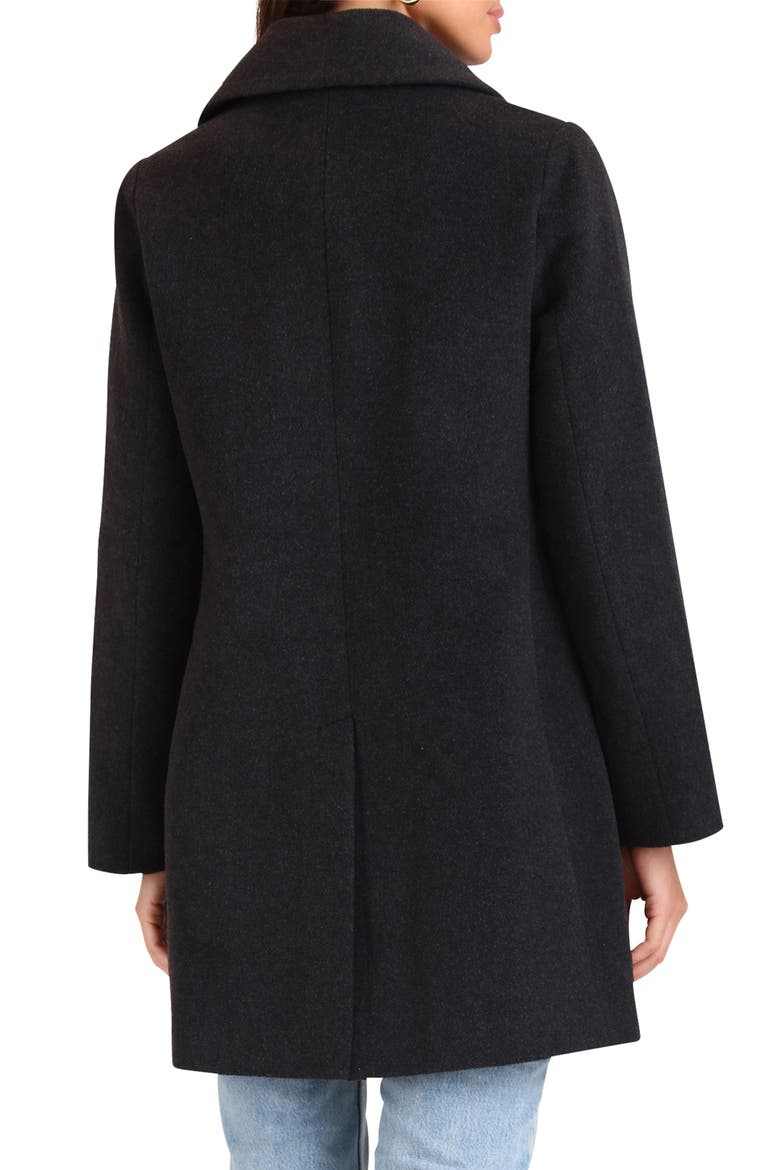 Shawl Collar Coat, Alternate, color, CHARCOAL