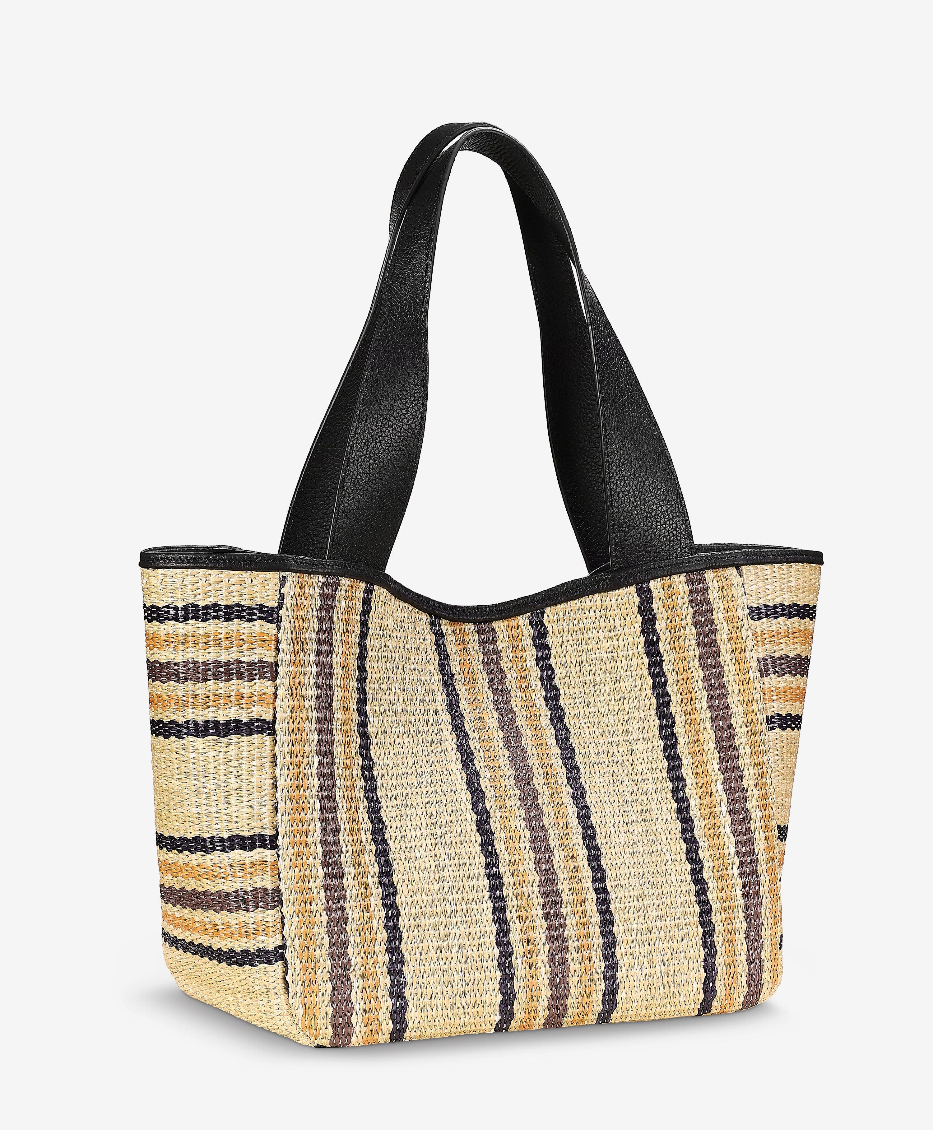 GiGi New York Mercer Tote, Alternate, color, Natural Raffia