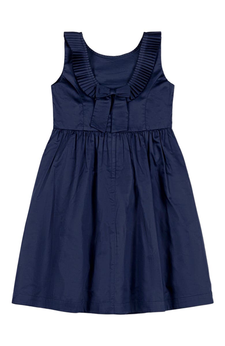 Hope & Henry Baby Girls' Pleated Collar Party Dress, Infant, Alternate, color, 