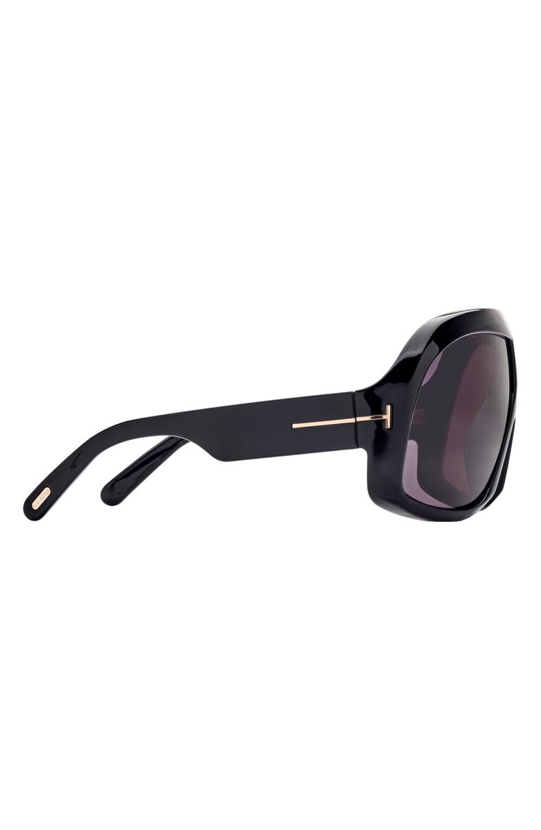 TOM FORD 78mm Aviator Sunglasses, Alternate, color, 