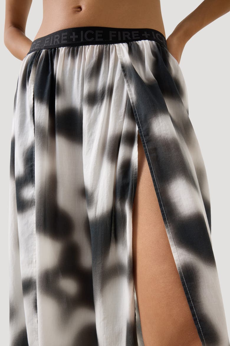 Nadea Skirt, Alternate, color, Black/white