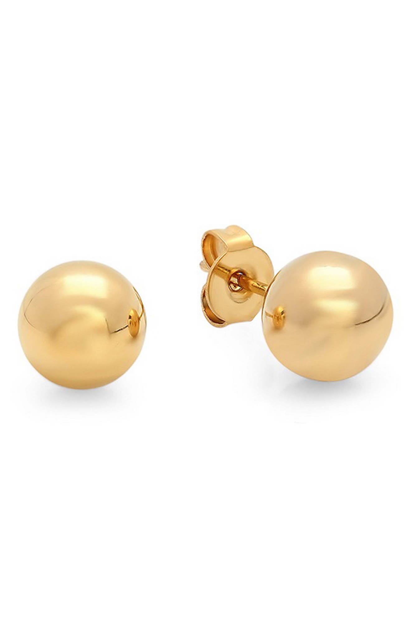 Ball Stud Earrings