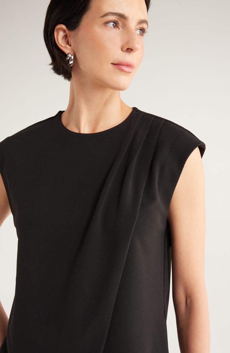 NORDSTROM RACK Pleated Asymmetric Top, Alternate, color,