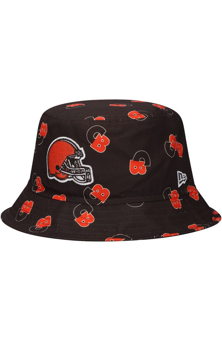 New Era Men's New Era Brown Cleveland Browns City Originals Bucket Hat, Main, color, Brown