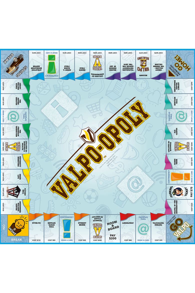 Valpoopoly Monopoly Board Game, Alternate, color, Multicolored