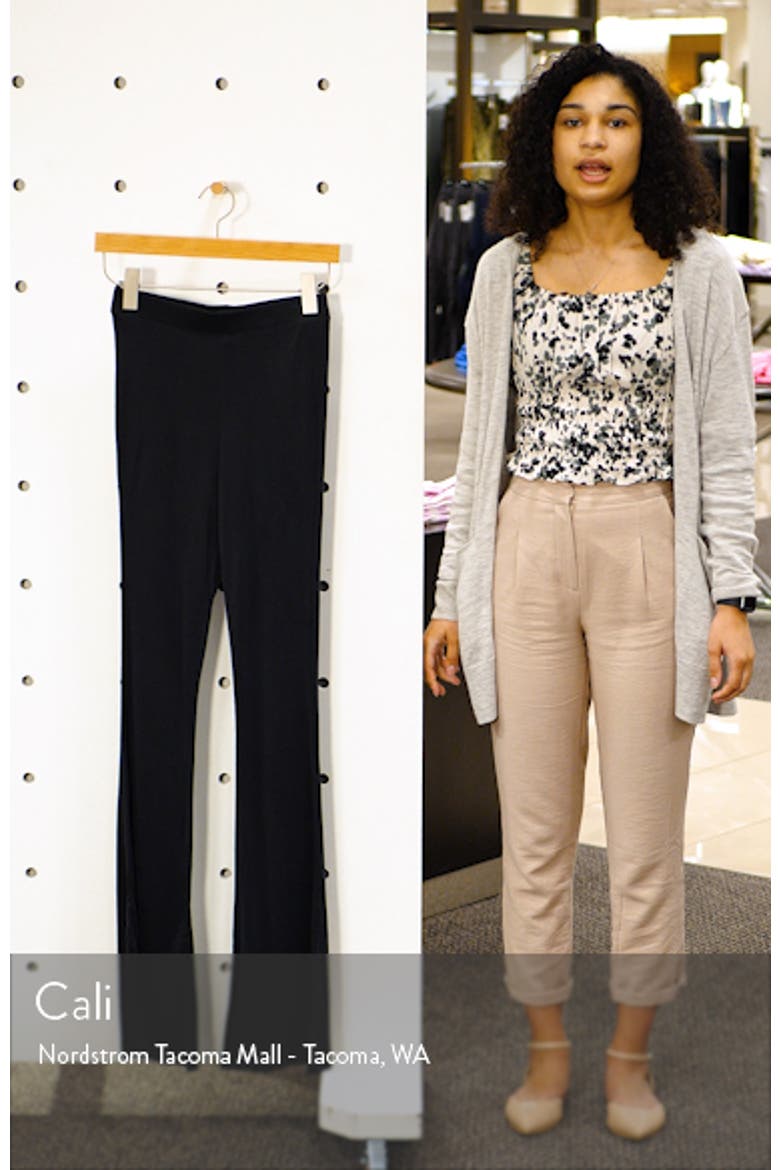 Cupro Knit Flare Pants video