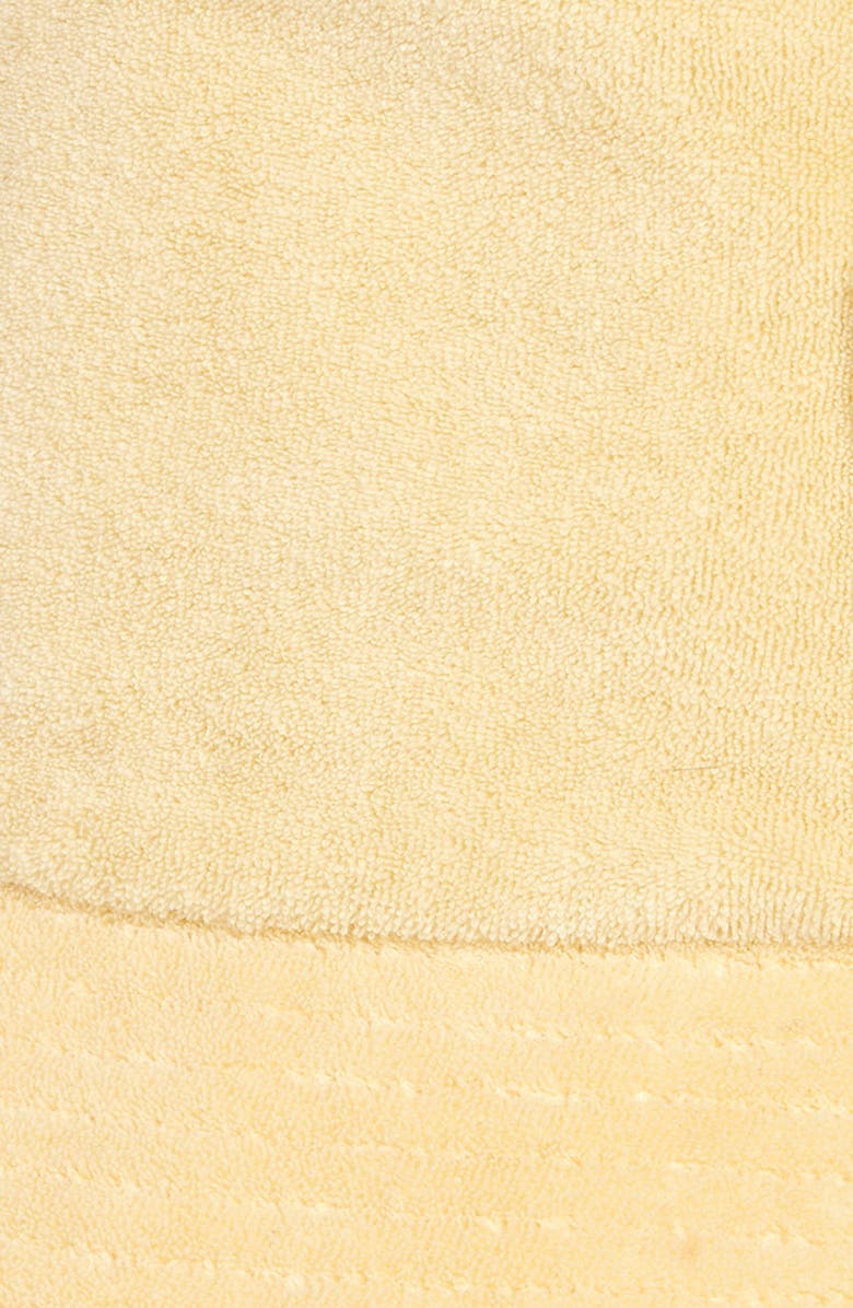 Lack of Color Wave Cotton Terry Cloth Bucket Hat, Alternate, color, Yellow