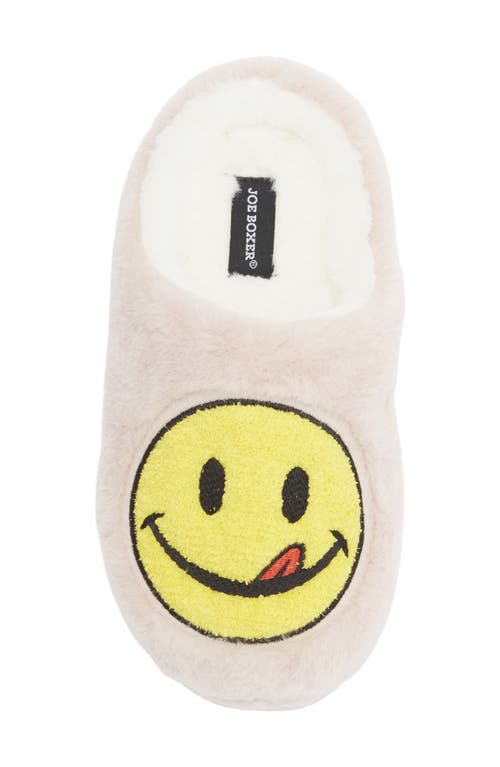 Joe Boxer Plush Mr Lucky Faux Fur Slipper In Pink