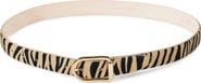 Déhanche Mija Zebra Calfhair Belt