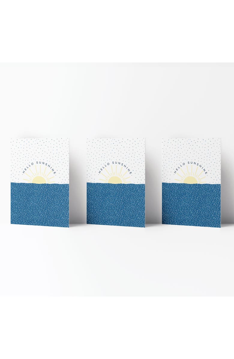 Ramus & Co Everyday Greeting Card Pack (3ct) "Hello Sunshine", Main, color, Multi-Pack
