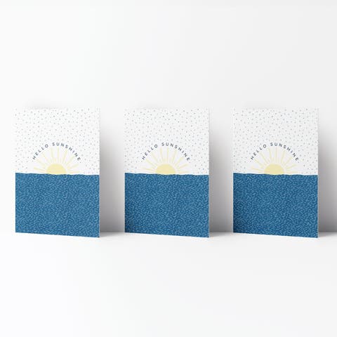 Everyday Greeting Card Pack (3ct) "Hello Sunshine"