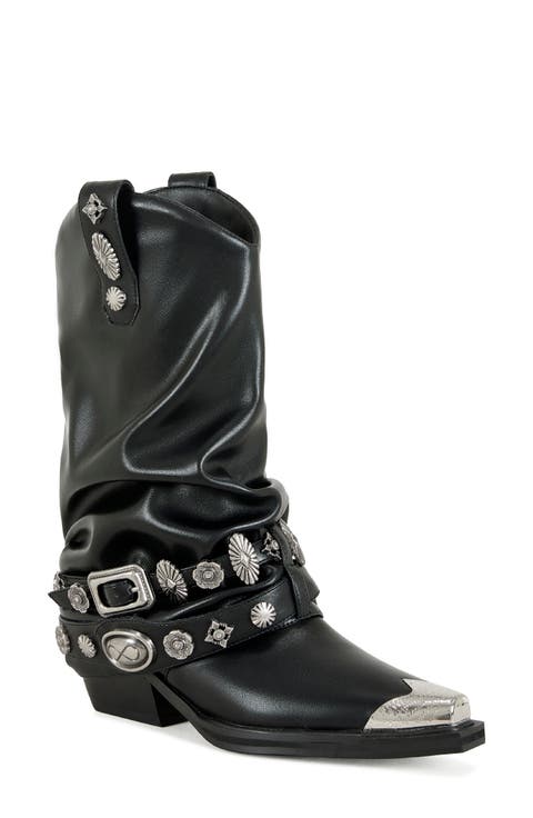 Ashraf Studded Western Boot (Women)