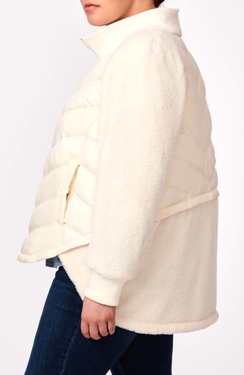 Bernardo High Pile Fleece Puffer Jacket, Alternate, color,