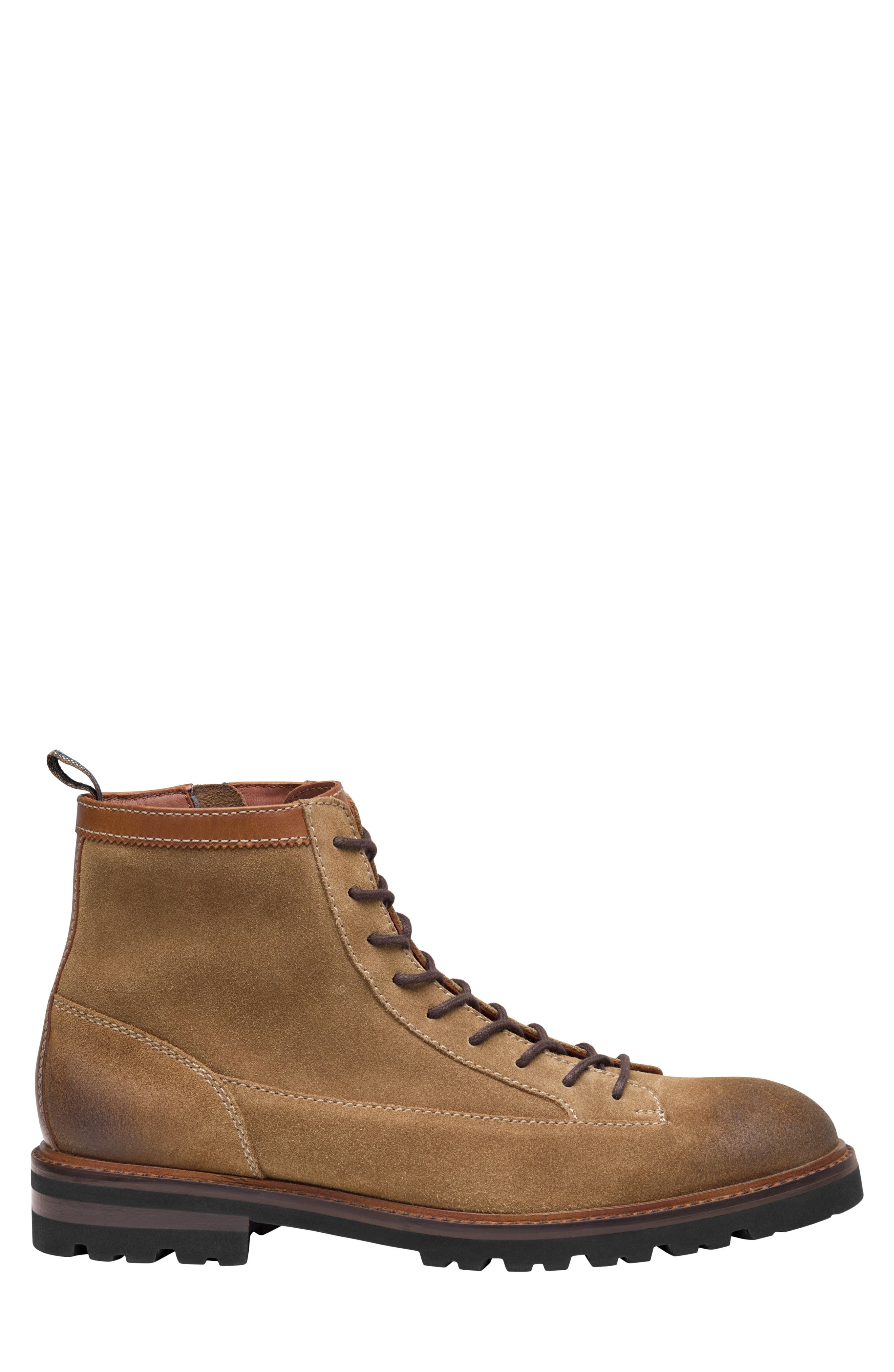 Britton Lace-to-Toe Boot, Alternate, color, SNUFF WAXED SUEDE