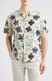 Paul Smith Casual Fit Floral Button-Up Shirt