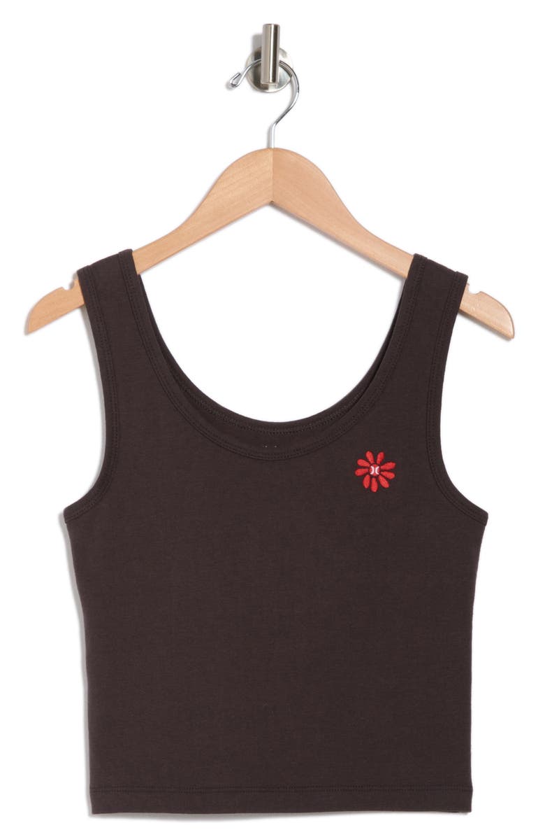 Hurley Roasted Scoop Neck Crop Tank, Alternate, color, 