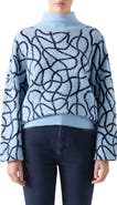 LK Bennett Willa Fluffy Mock Neck Sweater