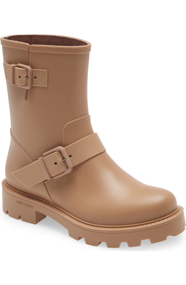 Jimmy Choo Yael Rain Boot, Main, color, Camel