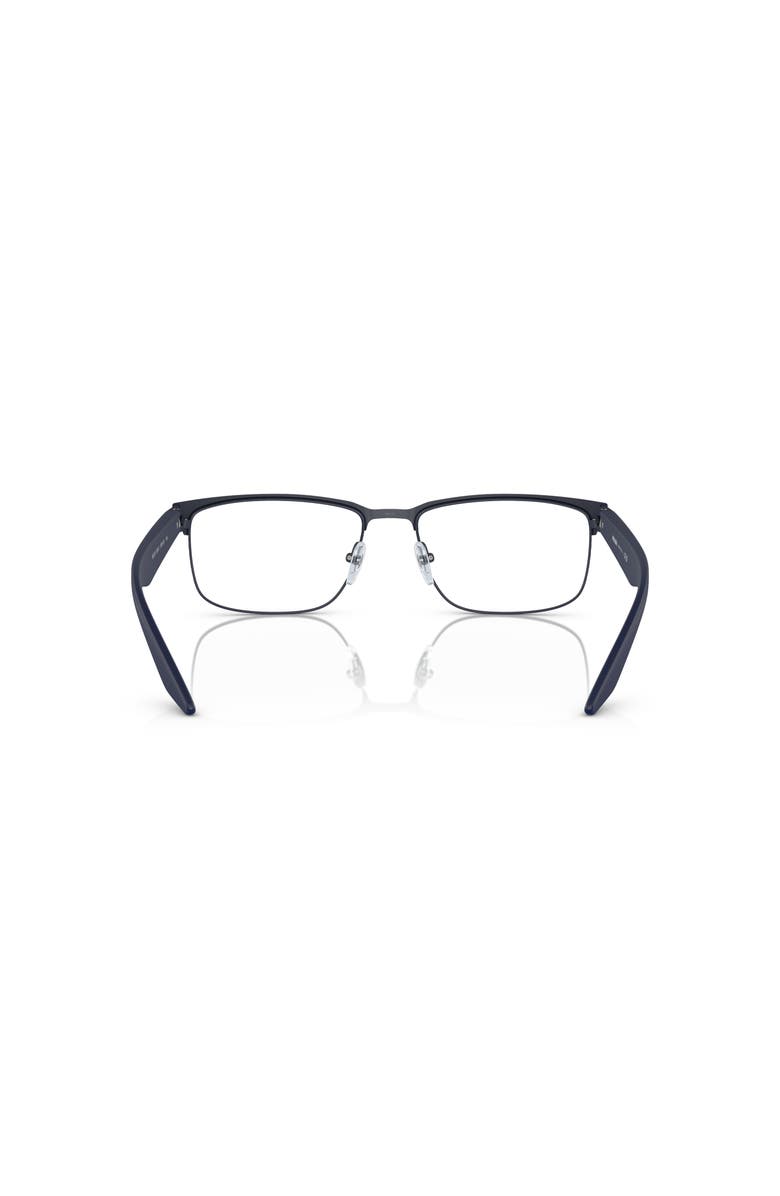 Prada Linea Rossa 54mm Rectangle optical glasses, Alternate, color, Blue