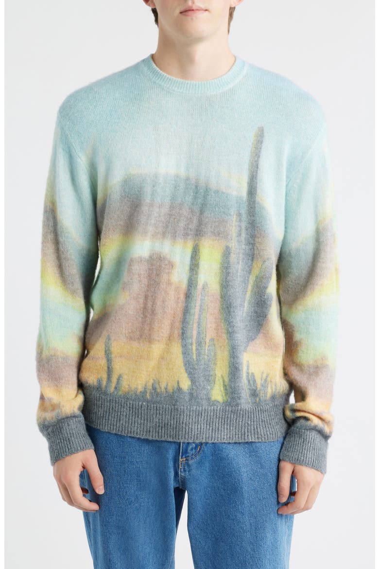 Standing Room Crewneck Sweater, Main, color, MULTI